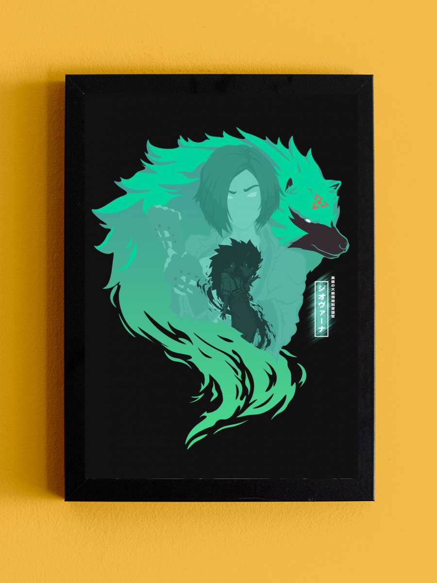 guilty gear Anime Tablo Siyah Çerçeveli Yüksek Kalite Anime Duvar Poster Tablo - En İyi Fiyatlarla