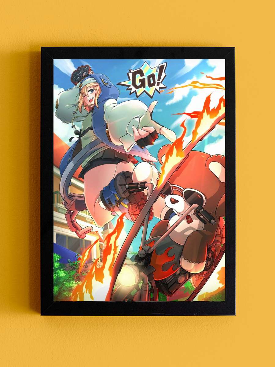 guilty gear strive Anime Tablo Siyah Çerçeveli Yüksek Kalite Anime Duvar Poster Tablo - En İyi Fiyatlarla