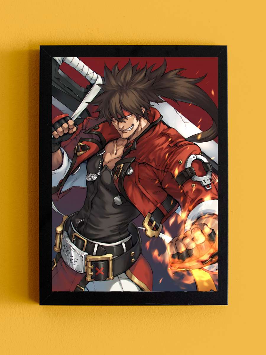 guilty gear strive Anime Tablo Siyah Çerçeveli Yüksek Kalite Anime Duvar Poster Tablo - En İyi Fiyatlarla