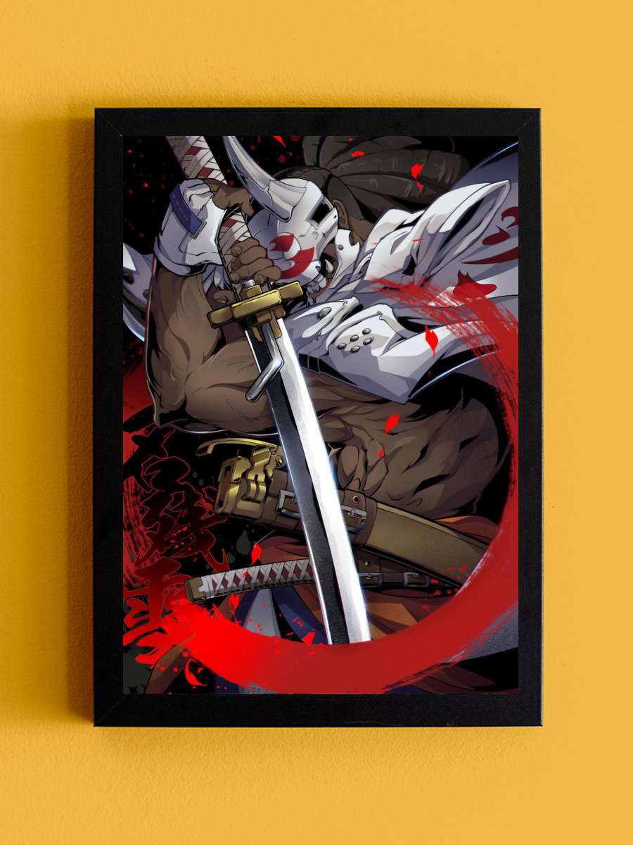 guilty gear strive Anime Tablo Siyah Çerçeveli Yüksek Kalite Anime Duvar Poster Tablo - En İyi Fiyatlarla