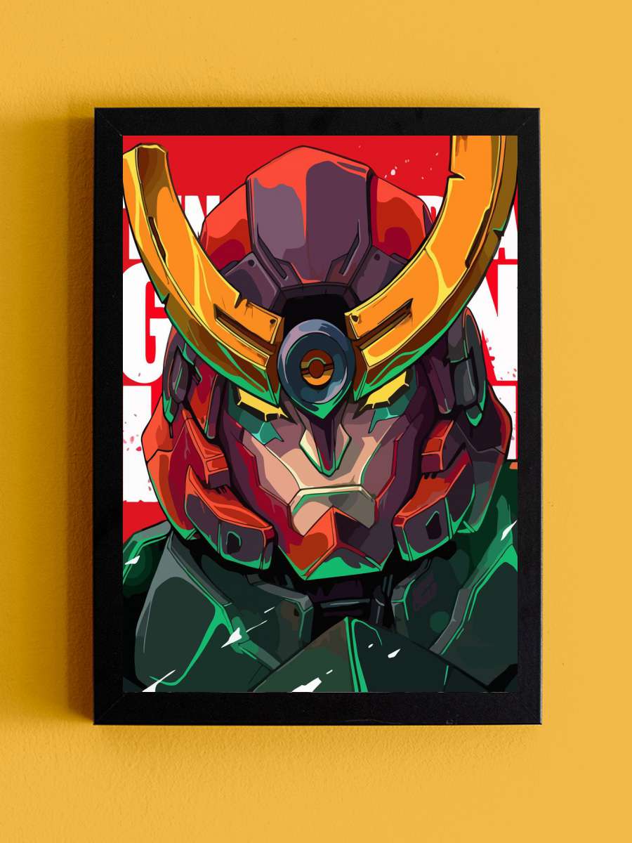Gurren Lagann Art Anime Tablo Siyah Çerçeveli Yüksek Kalite Anime Duvar Poster Tablo - En İyi Fiyatlarla