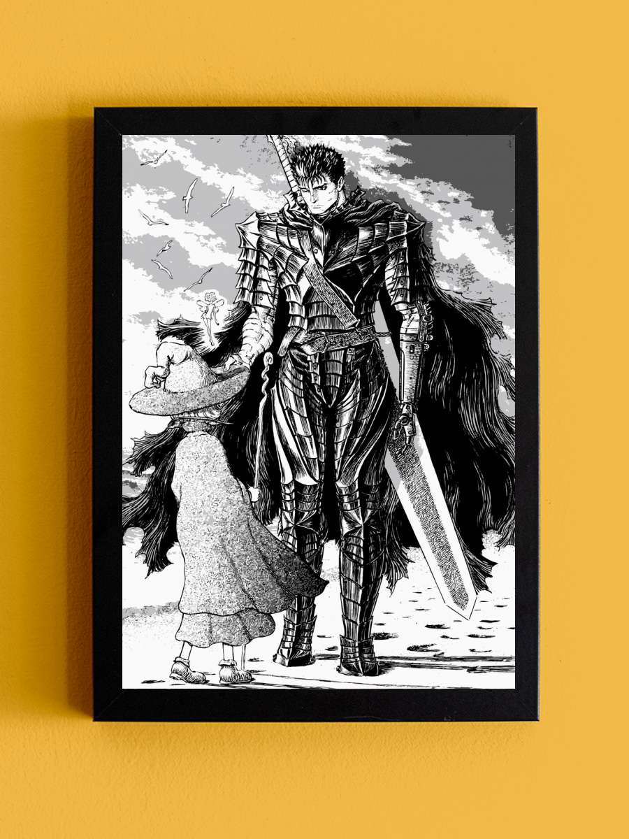 Guts and witch Anime Tablo Siyah Çerçeveli Yüksek Kalite Anime Duvar Poster Tablo - En İyi Fiyatlarla