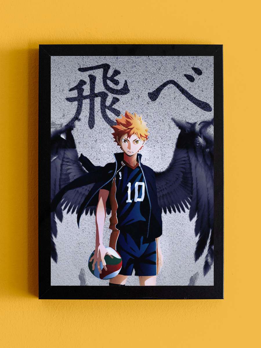 Haikyu Anime Tablo Siyah Çerçeveli Yüksek Kalite Anime Duvar Poster Tablo - En İyi Fiyatlarla