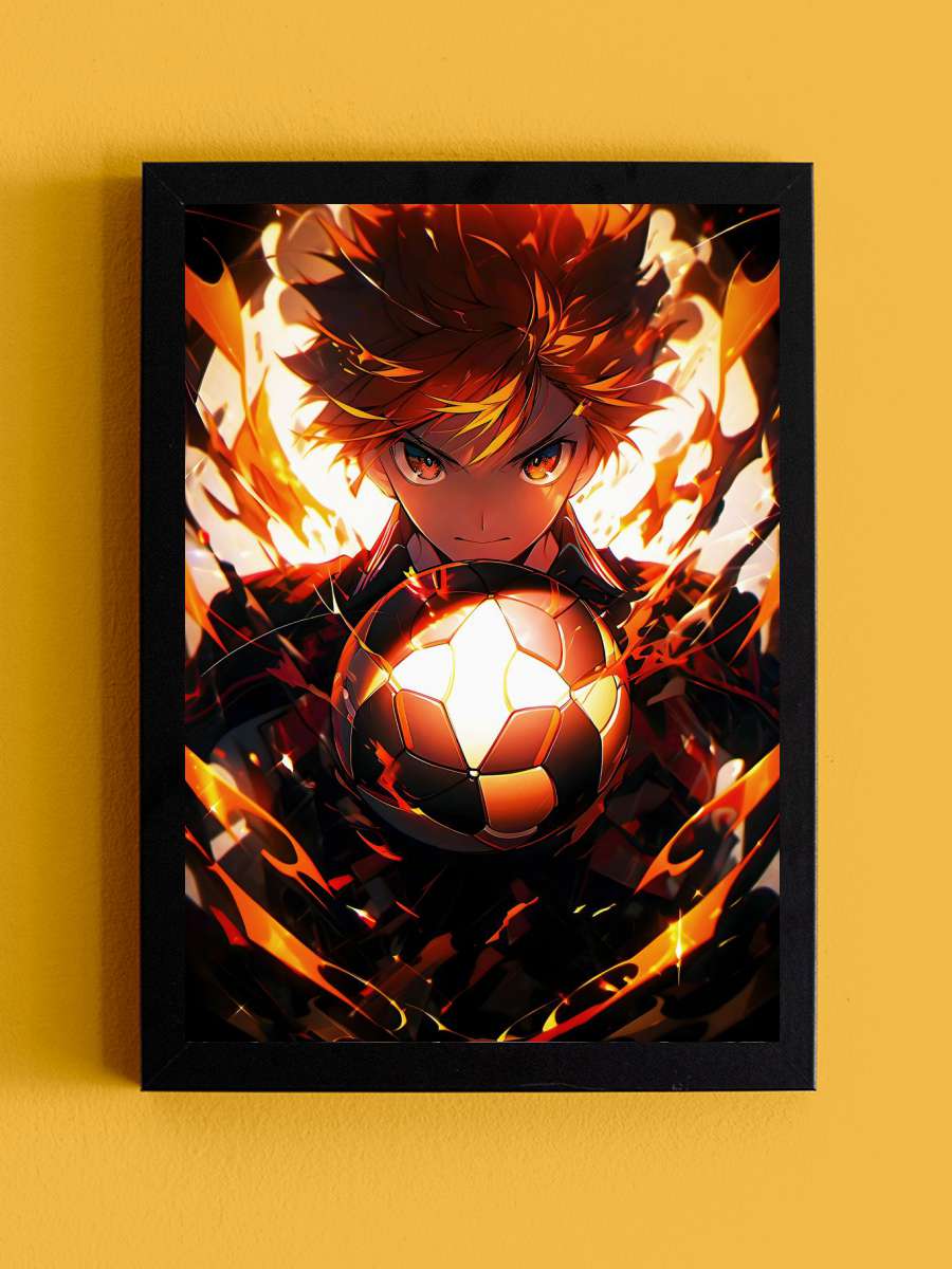 Haikyuu Hinata Shoyo Anime Tablo Siyah Çerçeveli Yüksek Kalite Anime Duvar Poster Tablo - En İyi Fiyatlarla