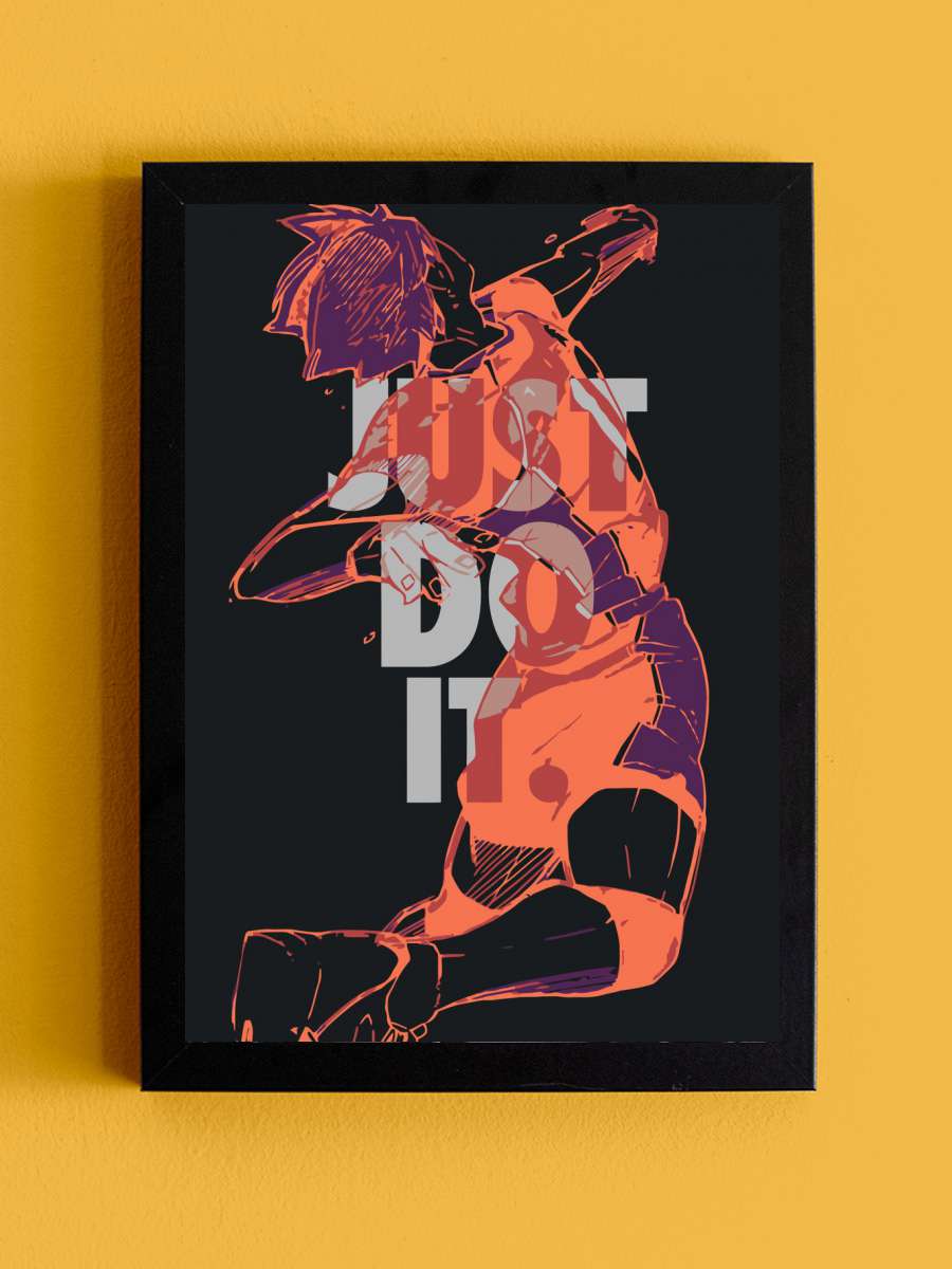 Haikyuu Anime Tablo Siyah Çerçeveli Yüksek Kalite Anime Duvar Poster Tablo - En İyi Fiyatlarla