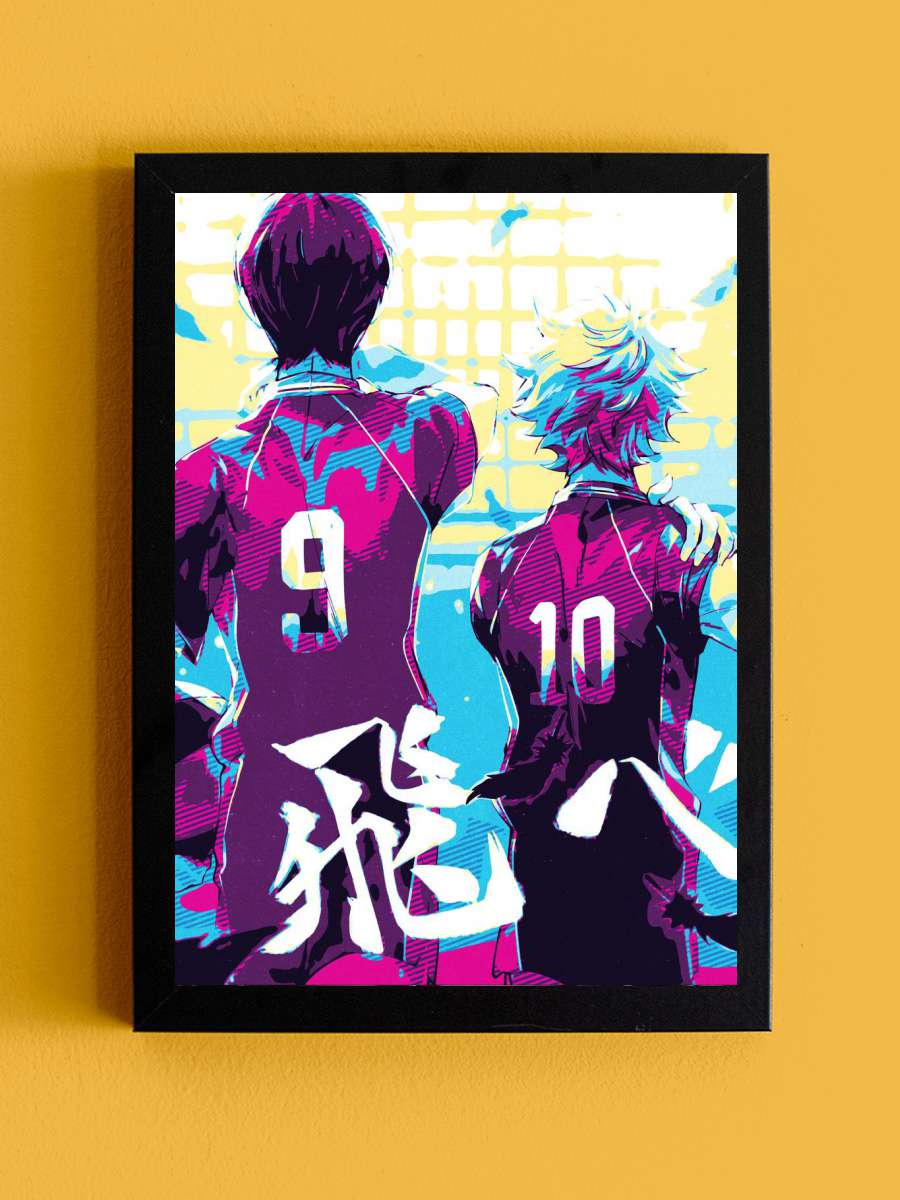 haikyuu Anime Tablo Siyah Çerçeveli Yüksek Kalite Anime Duvar Poster Tablo - En İyi Fiyatlarla