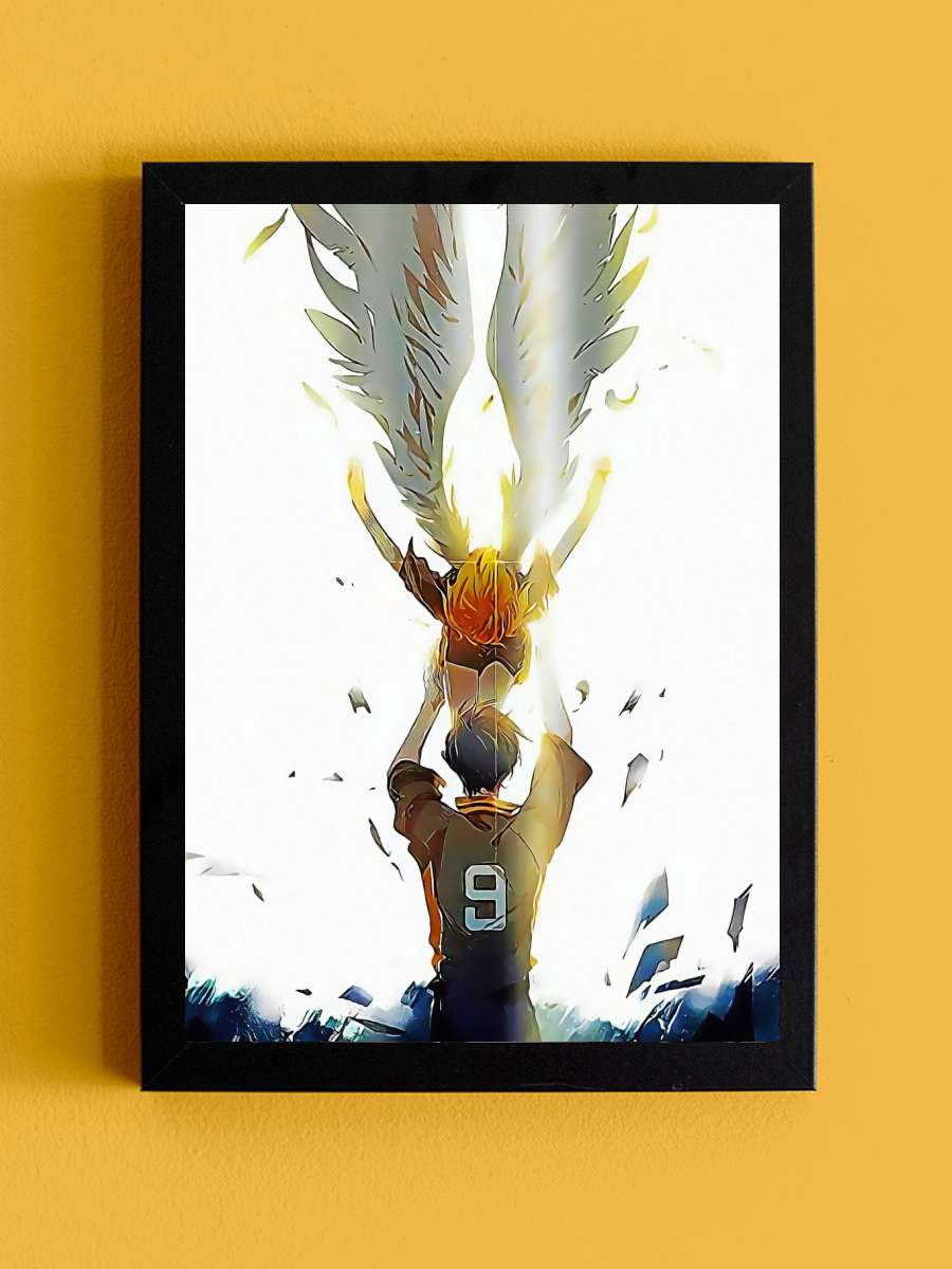 Haikyuu Anime Tablo Siyah Çerçeveli Yüksek Kalite Anime Duvar Poster Tablo - En İyi Fiyatlarla