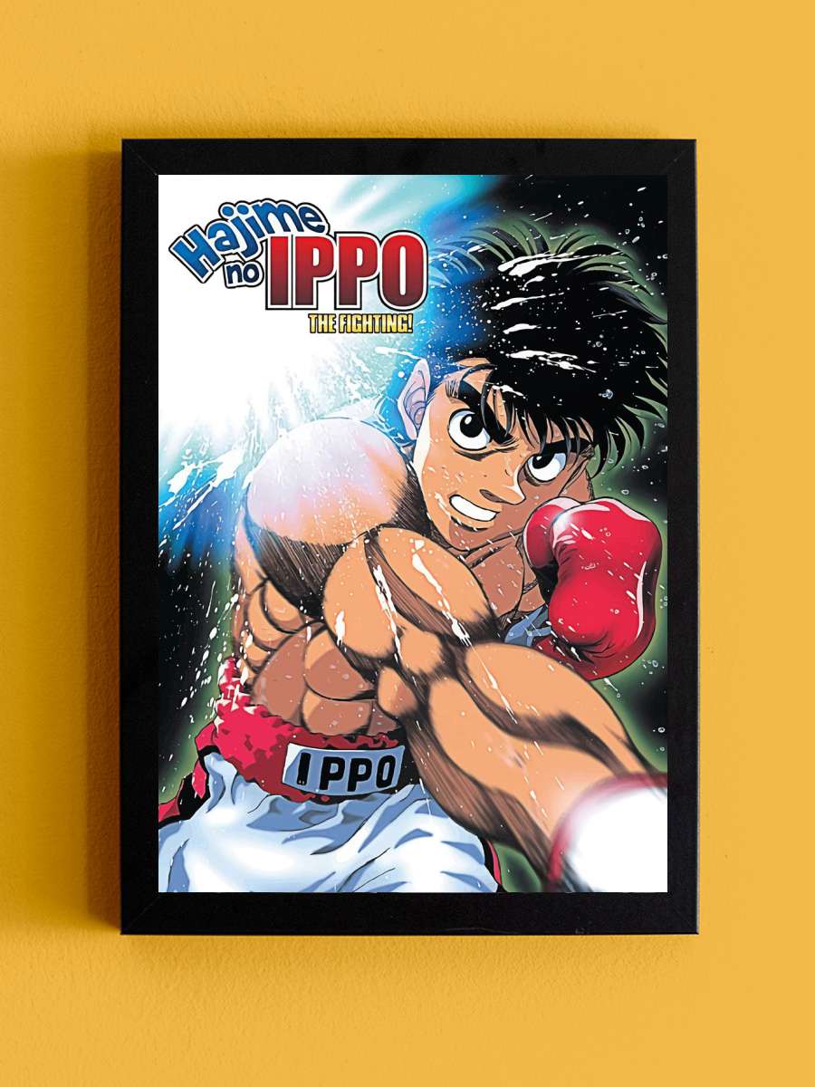 Hajime No Ippo Anime Tablo Siyah Çerçeveli Yüksek Kalite Anime Duvar Poster Tablo - En İyi Fiyatlarla