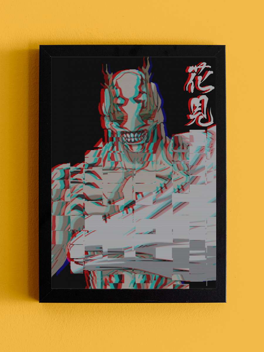 HANAMI ANIME JJK GLITCH Anime Tablo Siyah Çerçeveli Yüksek Kalite Anime Duvar Poster Tablo - En İyi Fiyatlarla