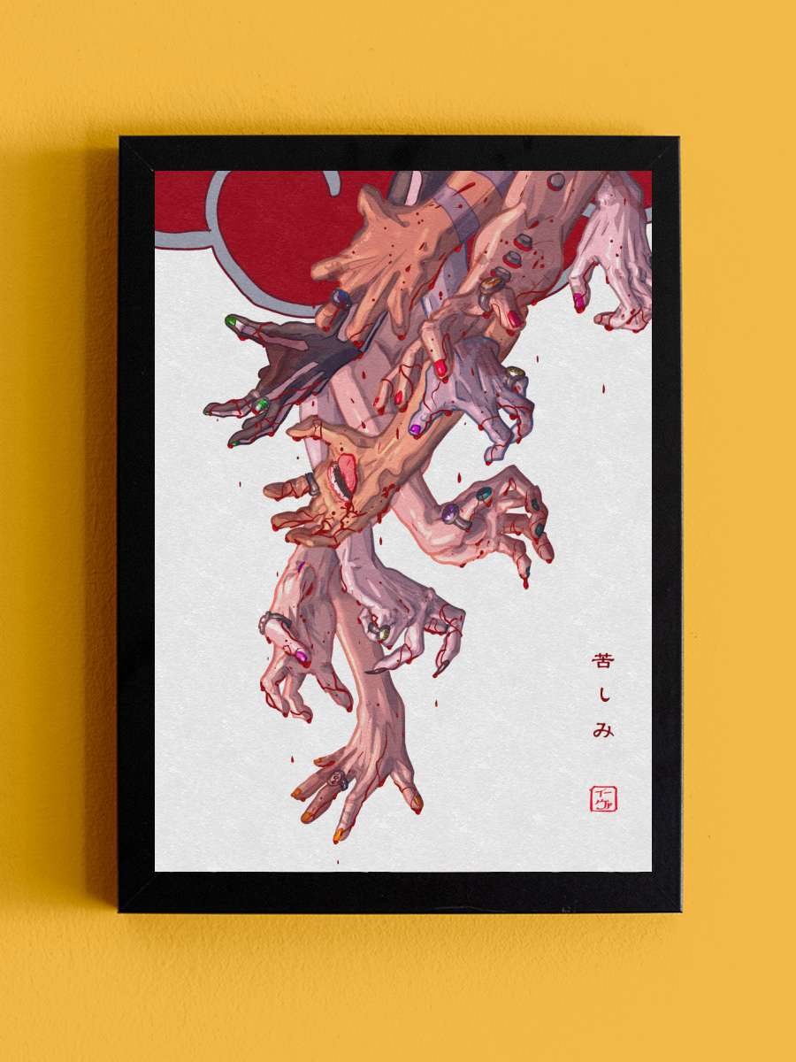 hands of akatsuki Anime Tablo Siyah Çerçeveli Yüksek Kalite Anime Duvar Poster Tablo - En İyi Fiyatlarla