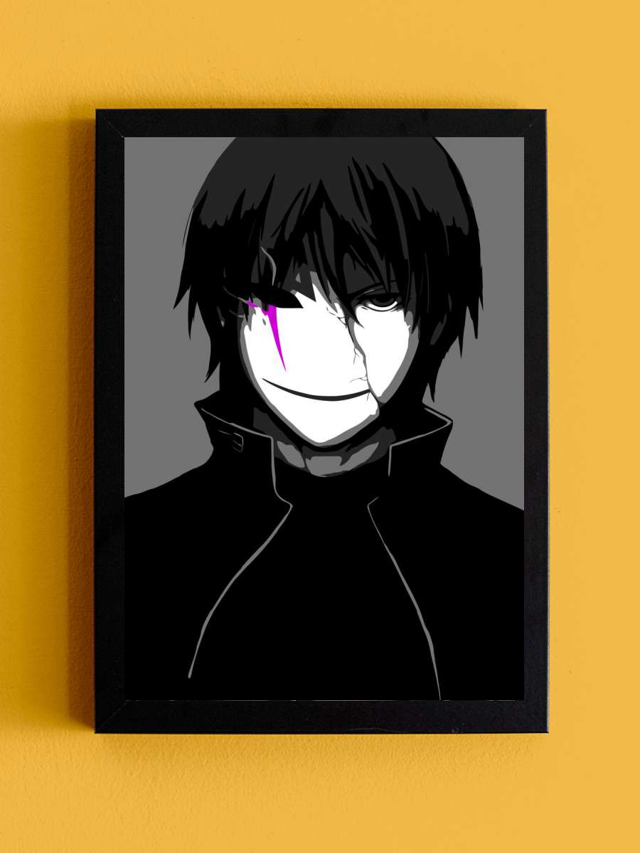 Hei Darker than Black Anime Tablo Siyah Çerçeveli Yüksek Kalite Anime Duvar Poster Tablo - En İyi Fiyatlarla