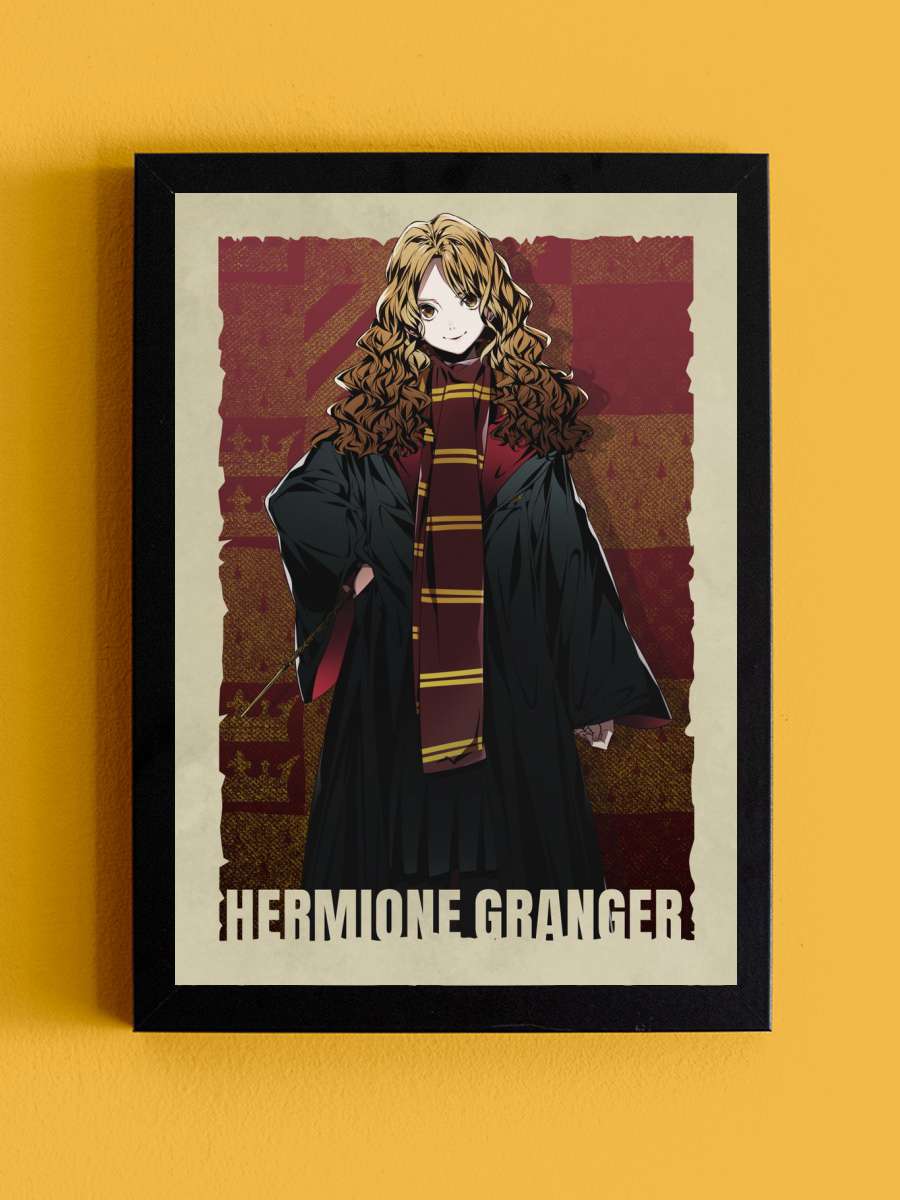 Hermione World of Heroes Anime Tablo Siyah Çerçeveli Yüksek Kalite Anime Duvar Poster Tablo - En İyi Fiyatlarla