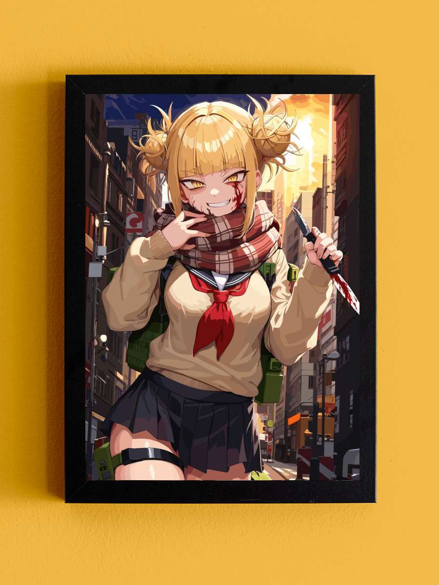 Himiko Anime Tablo Siyah Çerçeveli Yüksek Kalite Anime Duvar Poster Tablo - En İyi Fiyatlarla