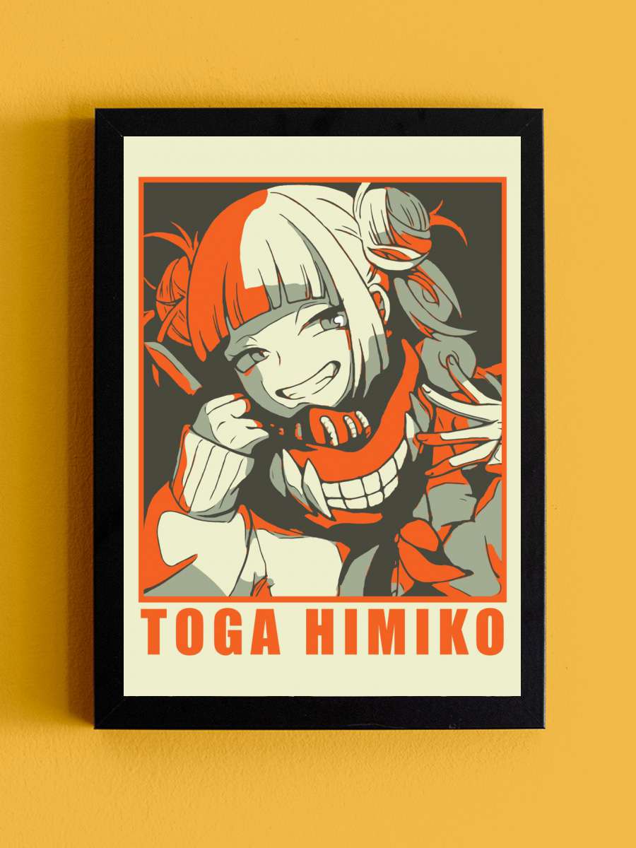 Himiko Toga Mha Anime Tablo Siyah Çerçeveli Yüksek Kalite Anime Duvar Poster Tablo - En İyi Fiyatlarla