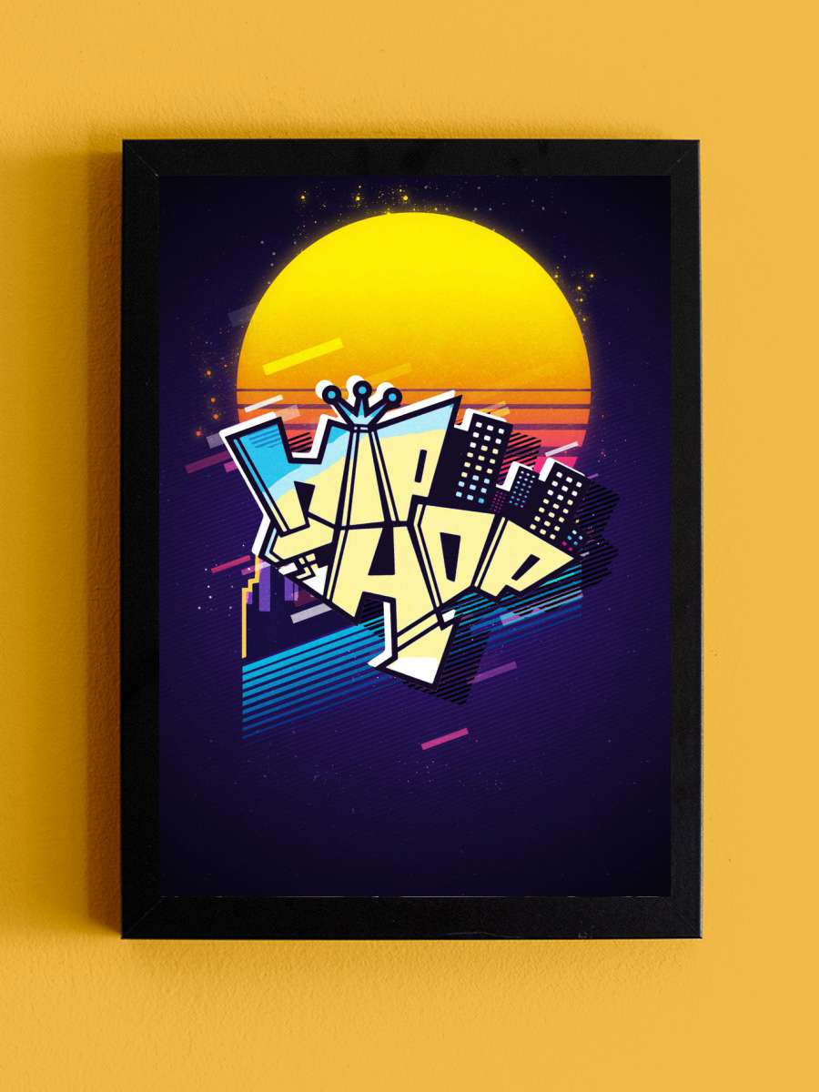 Hiphop Anime Tablo Siyah Çerçeveli Yüksek Kalite Anime Duvar Poster Tablo - En İyi Fiyatlarla