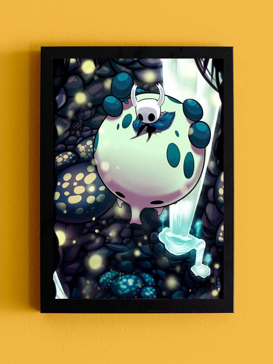 Hollow Knight Game Anime Tablo Siyah Çerçeveli Yüksek Kalite Anime Duvar Poster Tablo - En İyi Fiyatlarla
