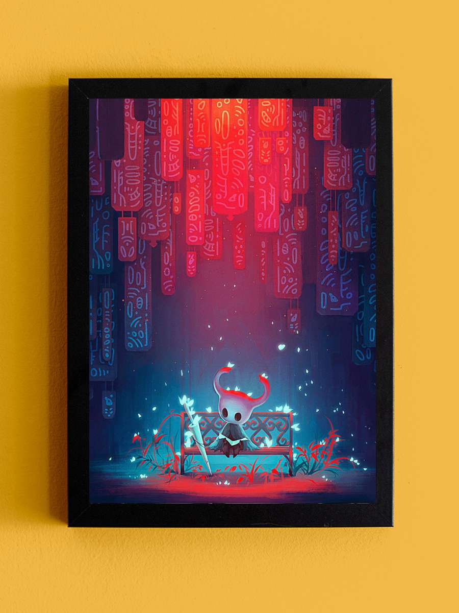 hollow knight Anime Tablo Siyah Çerçeveli Yüksek Kalite Anime Duvar Poster Tablo - En İyi Fiyatlarla