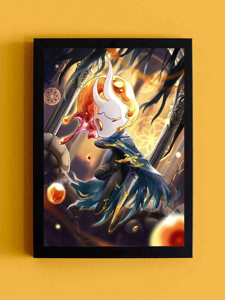 Hollow Knight Anime Tablo Siyah Çerçeveli Yüksek Kalite Anime Duvar Poster Tablo - En İyi Fiyatlarla