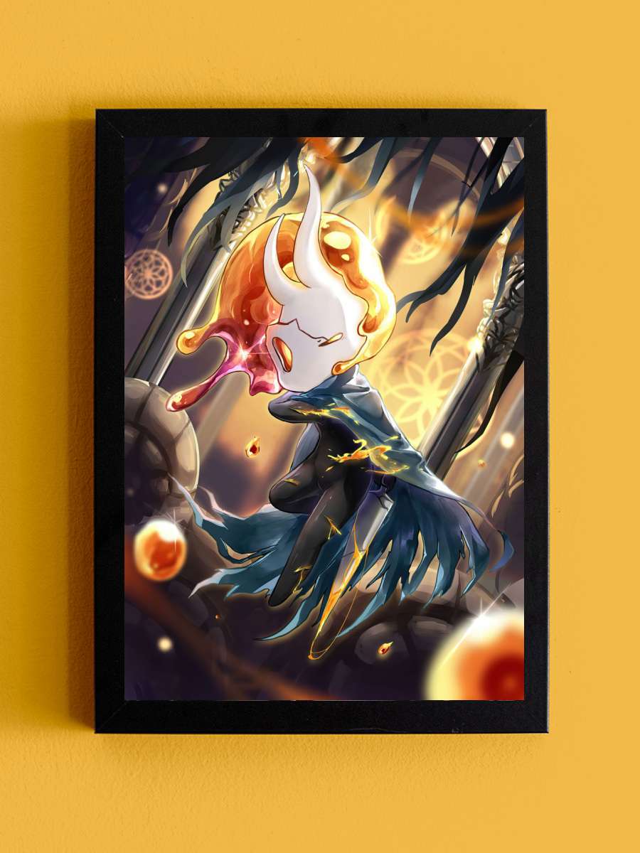 Hollow Knight Anime Tablo Siyah Çerçeveli Yüksek Kalite Anime Duvar Poster Tablo - En İyi Fiyatlarla