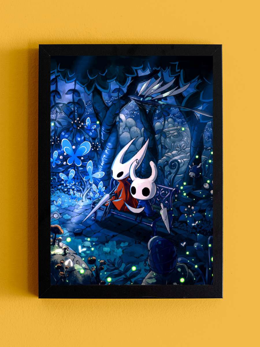 hollow knight Anime Tablo Siyah Çerçeveli Yüksek Kalite Anime Duvar Poster Tablo - En İyi Fiyatlarla