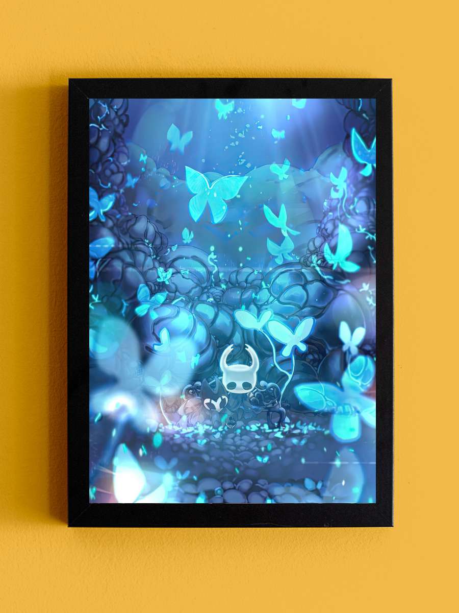 Hollow Knight Anime Tablo Siyah Çerçeveli Yüksek Kalite Anime Duvar Poster Tablo - En İyi Fiyatlarla