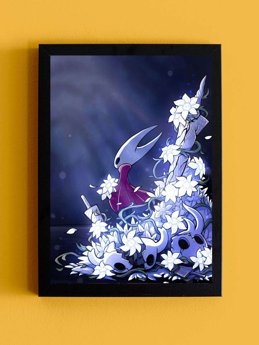 Hollow Knight Anime Tablo Siyah Çerçeveli Yüksek Kalite Anime Duvar Poster Tablo - En İyi Fiyatlarla