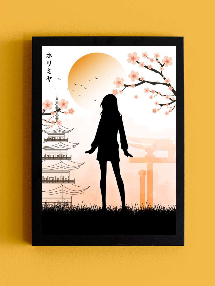 Horimiya Anime Tablo Siyah Çerçeveli Yüksek Kalite Anime Duvar Poster Tablo - En İyi Fiyatlarla
