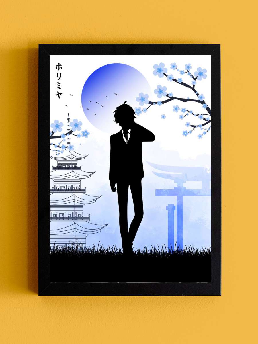 Horimiya Anime Tablo Siyah Çerçeveli Yüksek Kalite Anime Duvar Poster Tablo - En İyi Fiyatlarla