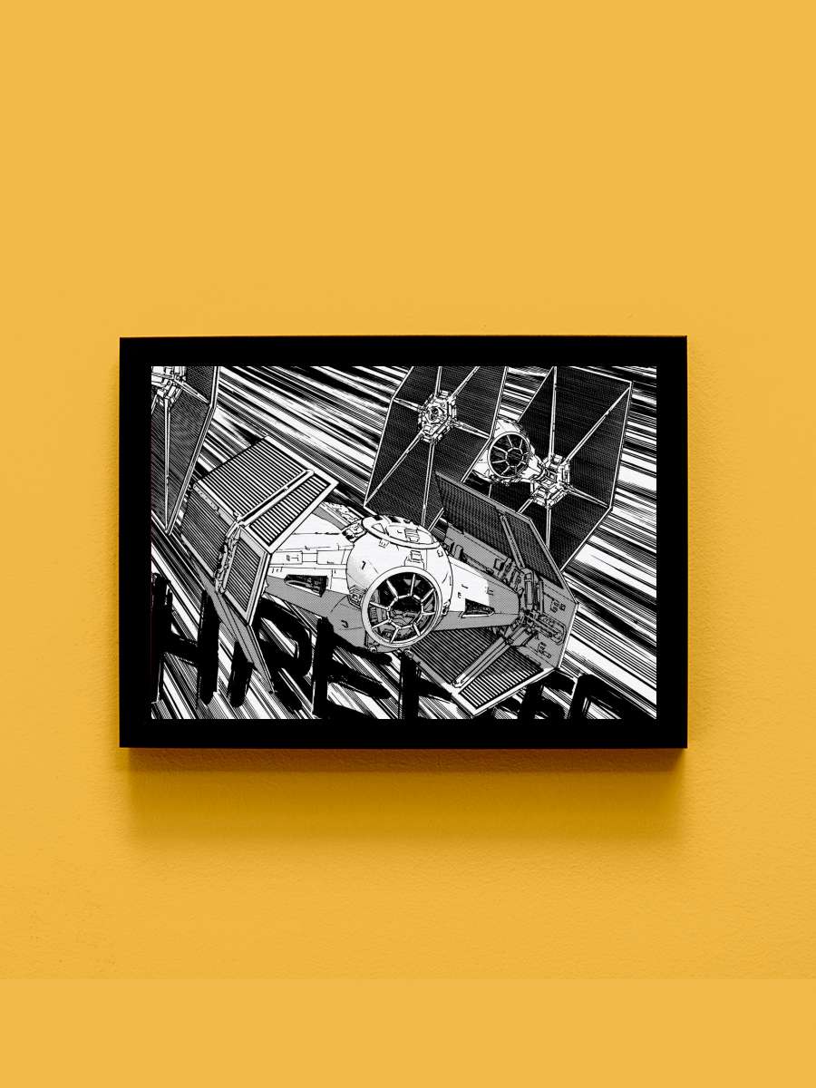 HREEEEE Anime Tablo Siyah Çerçeveli Yüksek Kalite Anime Duvar Poster Tablo - En İyi Fiyatlarla