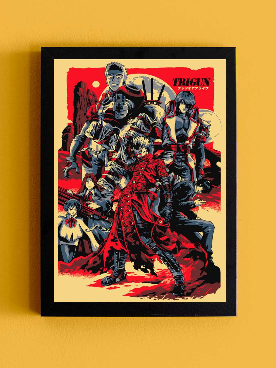 Humanoid Typhoon Anime Tablo Siyah Çerçeveli Yüksek Kalite Anime Duvar Poster Tablo - En İyi Fiyatlarla