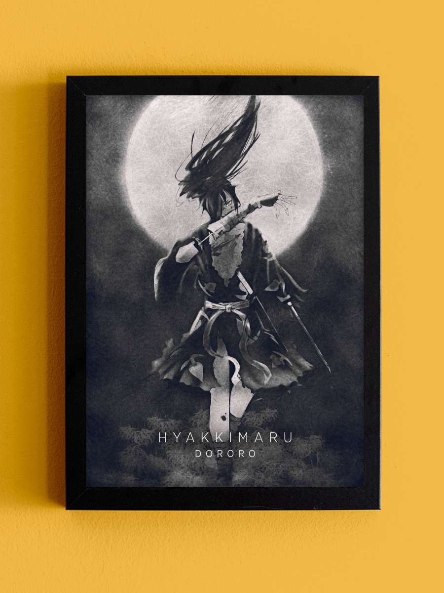 Hyakkimaru Anime Tablo Siyah Çerçeveli Yüksek Kalite Anime Duvar Poster Tablo - En İyi Fiyatlarla