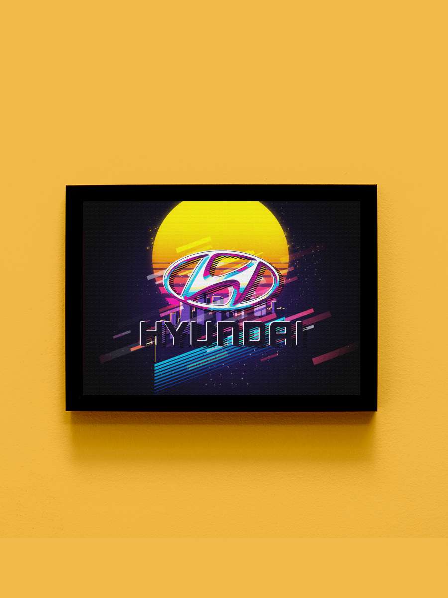 Hyundai Anime Tablo Siyah Çerçeveli Yüksek Kalite Anime Duvar Poster Tablo - En İyi Fiyatlarla