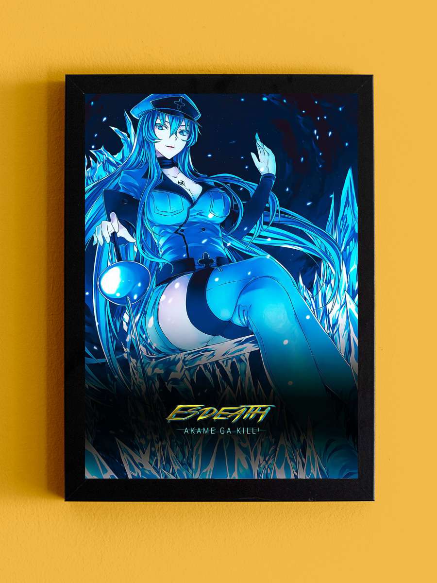 Ice Queen Anime Tablo Siyah Çerçeveli Yüksek Kalite Anime Duvar Poster Tablo - En İyi Fiyatlarla