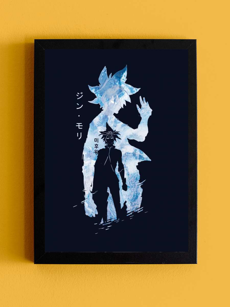 Identity of Mori Anime Tablo Siyah Çerçeveli Yüksek Kalite Anime Duvar Poster Tablo - En İyi Fiyatlarla