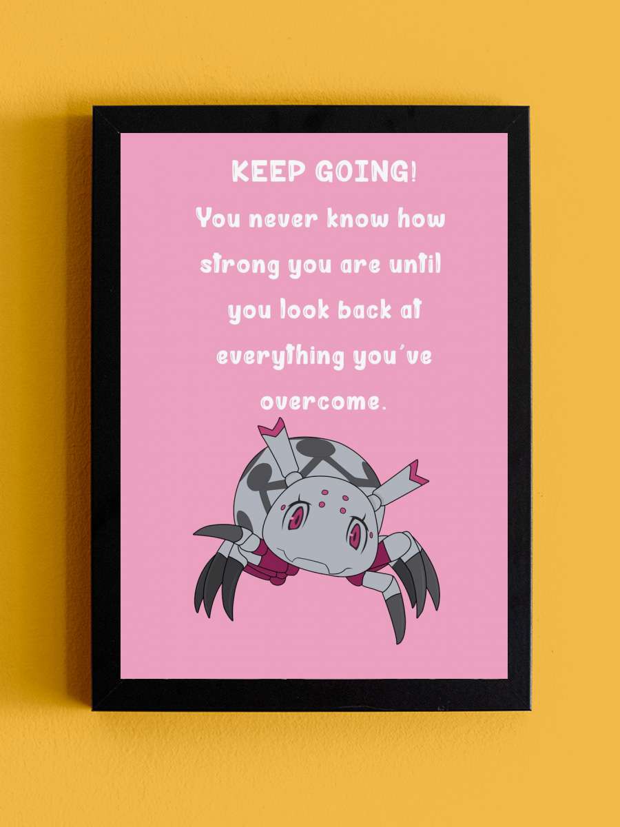 Im Spider So What Kumoko Anime Tablo Siyah Çerçeveli Yüksek Kalite Anime Duvar Poster Tablo - En İyi Fiyatlarla