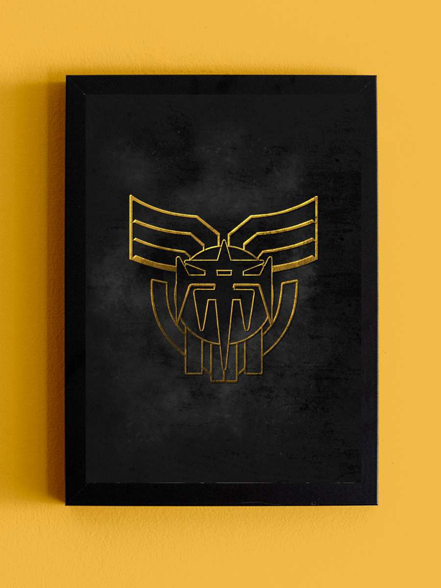 Inazuma Eleven game logo Anime Tablo Siyah Çerçeveli Yüksek Kalite Anime Duvar Poster Tablo - En İyi Fiyatlarla