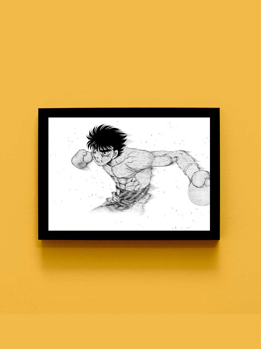 Ippo Manga Page 3 Anime Tablo Siyah Çerçeveli Yüksek Kalite Anime Duvar Poster Tablo - En İyi Fiyatlarla