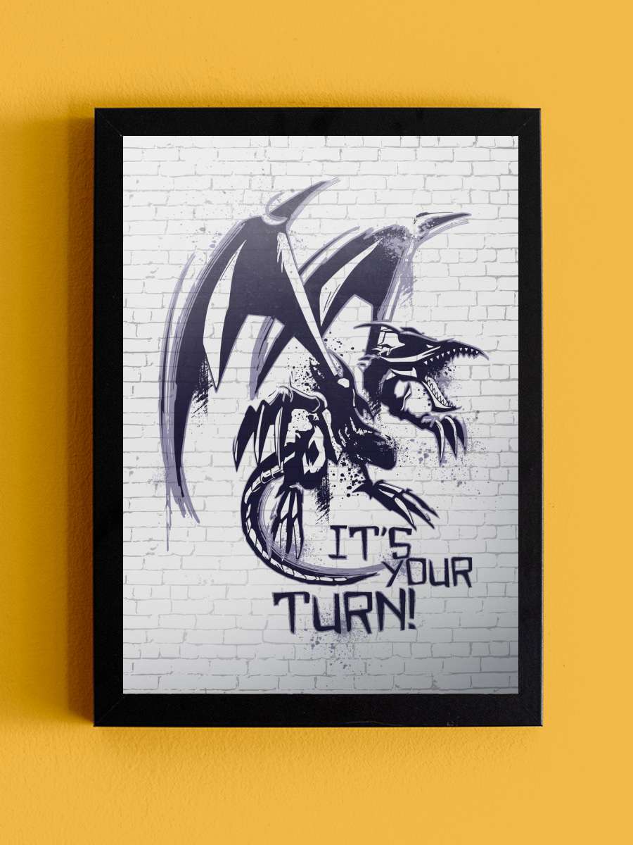 It's Your Turn! Anime Tablo Siyah Çerçeveli Yüksek Kalite Anime Duvar Poster Tablo - En İyi Fiyatlarla