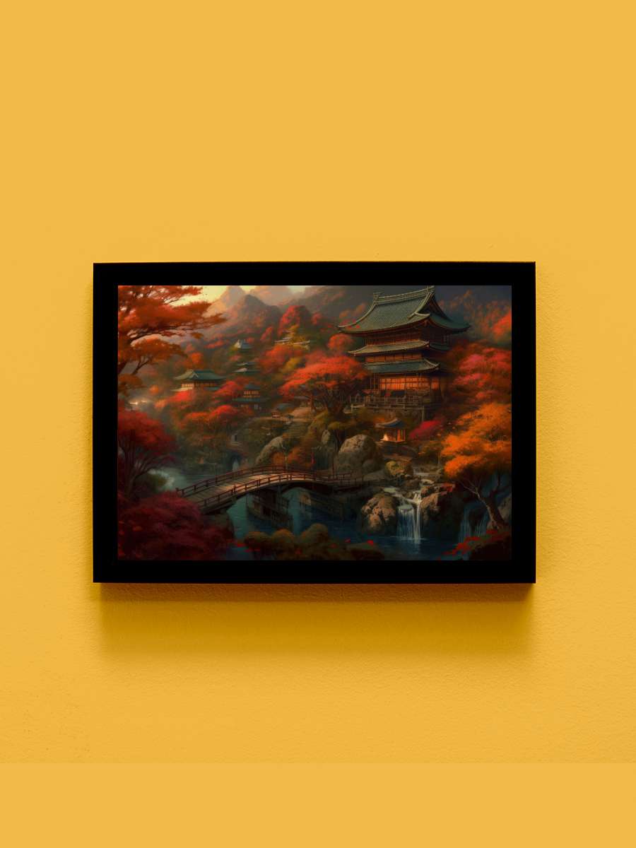 Japan Jungle Anime Tablo Siyah Çerçeveli Yüksek Kalite Anime Duvar Poster Tablo - En İyi Fiyatlarla