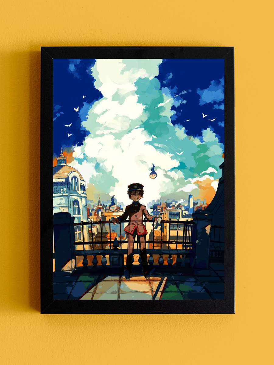 Jibaku Shounen Hanako kun Anime Tablo Siyah Çerçeveli Yüksek Kalite Anime Duvar Poster Tablo - En İyi Fiyatlarla