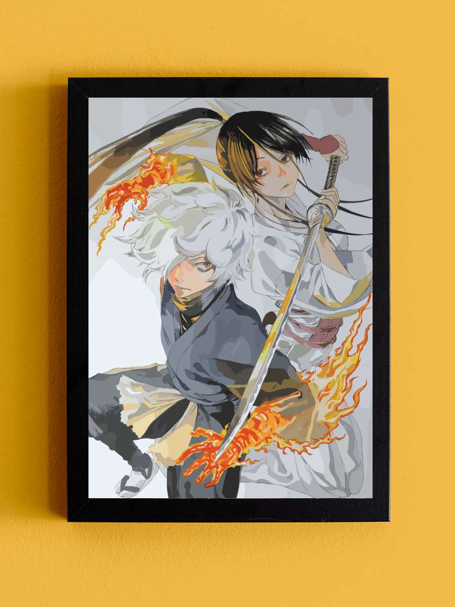 Jigokuraku Anime Tablo Siyah Çerçeveli Yüksek Kalite Anime Duvar Poster Tablo - En İyi Fiyatlarla