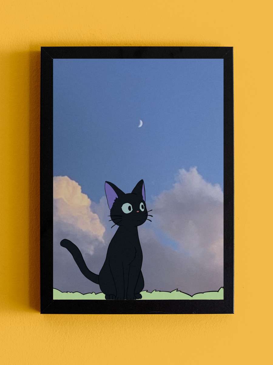 Jiji Anime Tablo Siyah Çerçeveli Yüksek Kalite Anime Duvar Poster Tablo - En İyi Fiyatlarla