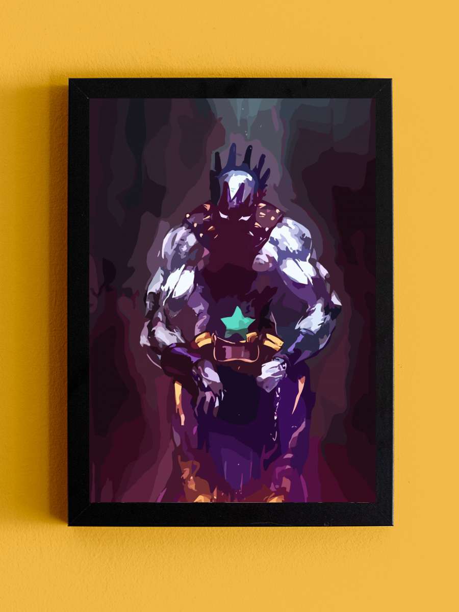 Jojos Bizarre Thé is one Anime Tablo Siyah Çerçeveli Yüksek Kalite Anime Duvar Poster Tablo - En İyi Fiyatlarla