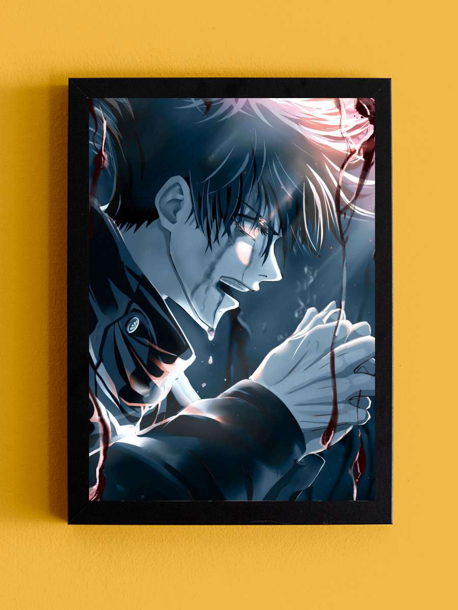Jujustu Kaisen Anime Tablo Siyah Çerçeveli Yüksek Kalite Anime Duvar Poster Tablo - En İyi Fiyatlarla