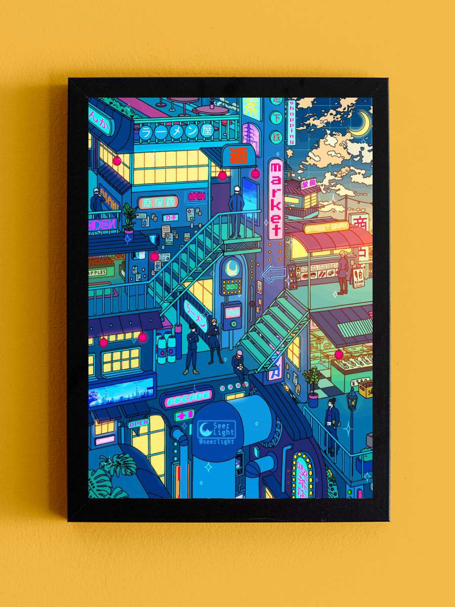 Jujutsu Kaisen Anime Anime Tablo Siyah Çerçeveli Yüksek Kalite Anime Duvar Poster Tablo - En İyi Fiyatlarla