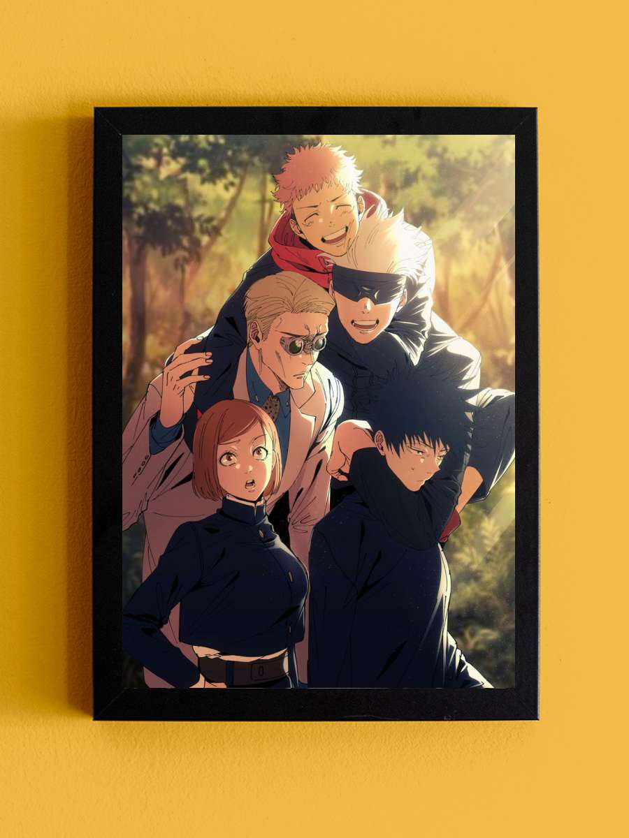 Jujutsu Kaisen Anime Anime Tablo Siyah Çerçeveli Yüksek Kalite Anime Duvar Poster Tablo - En İyi Fiyatlarla
