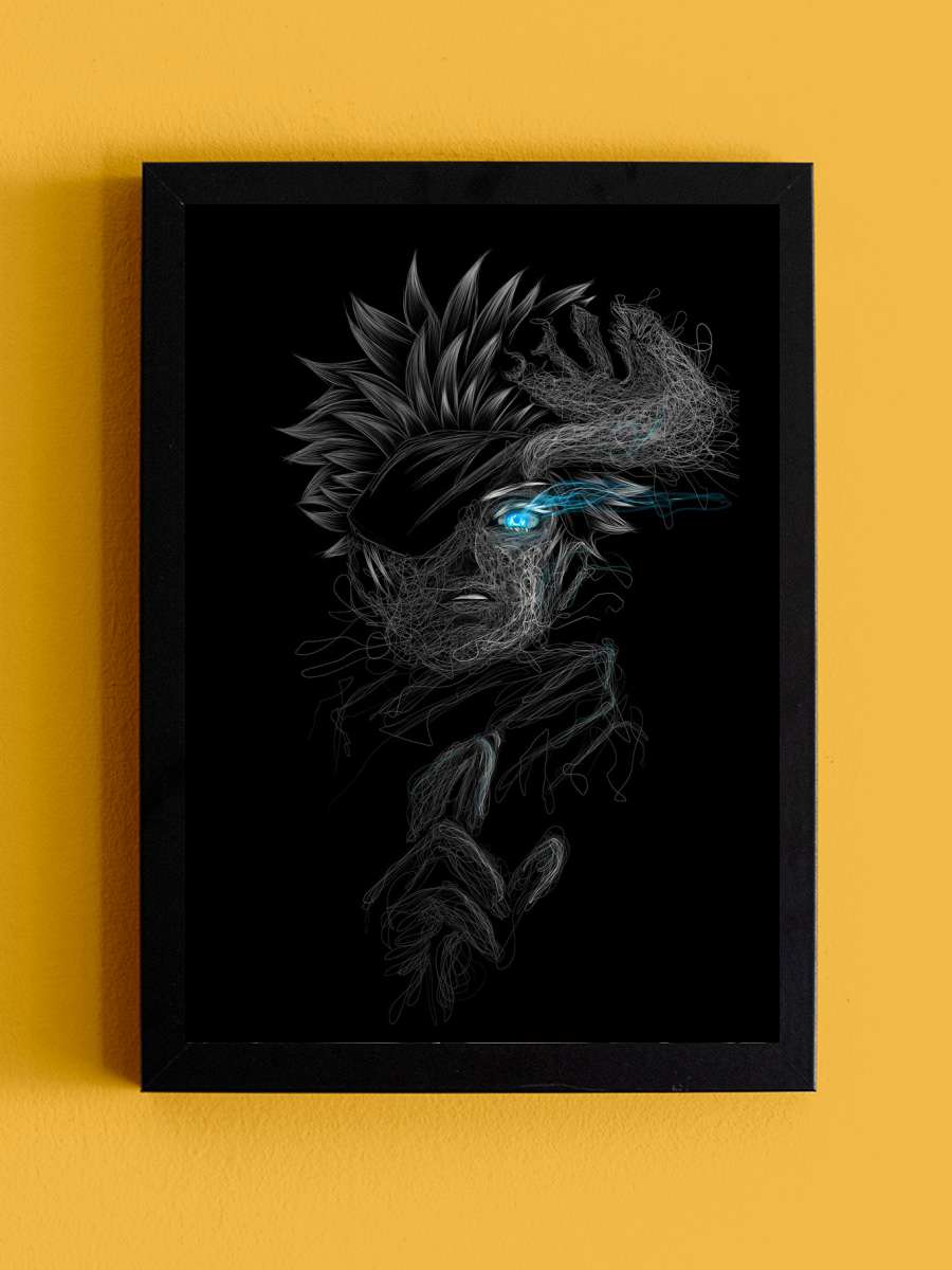 Jujutsu Kaisen art Anime Tablo Siyah Çerçeveli Yüksek Kalite Anime Duvar Poster Tablo - En İyi Fiyatlarla