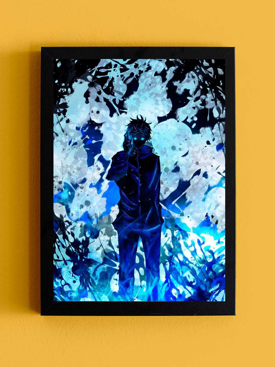 Jujutsu Kaisen Gojo Anime Tablo Siyah Çerçeveli Yüksek Kalite Anime Duvar Poster Tablo - En İyi Fiyatlarla