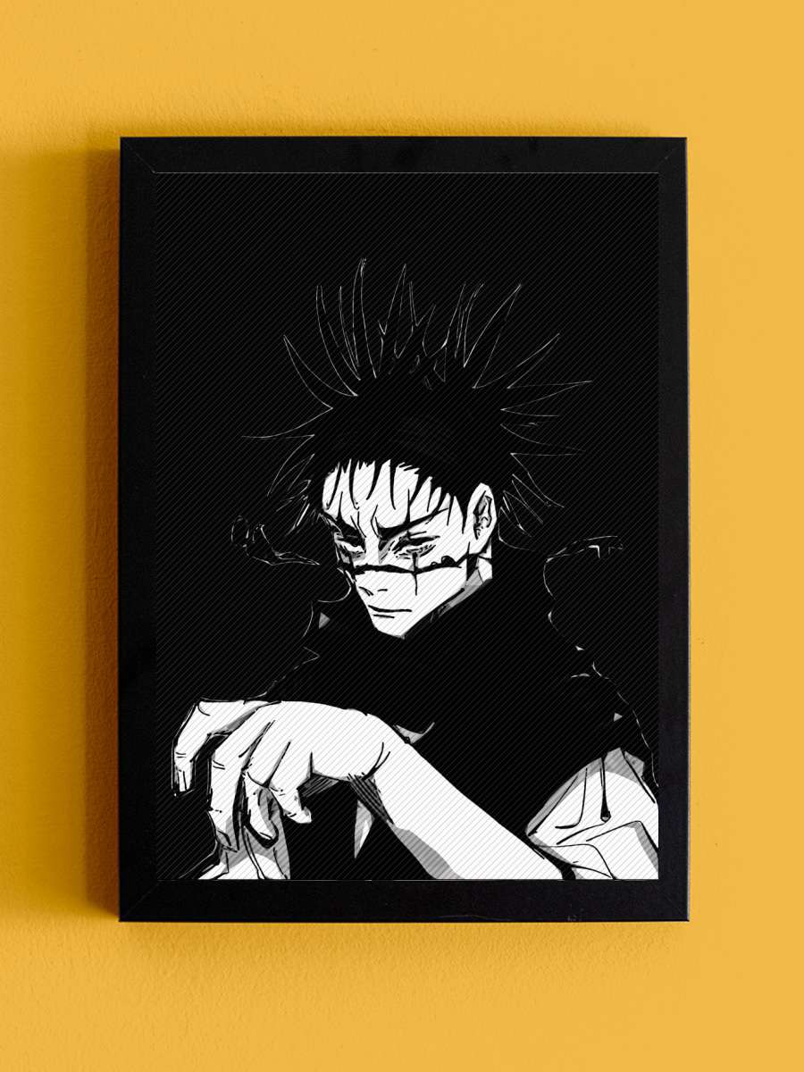 Jujutsu Kaisen Anime Tablo Siyah Çerçeveli Yüksek Kalite Anime Duvar Poster Tablo - En İyi Fiyatlarla