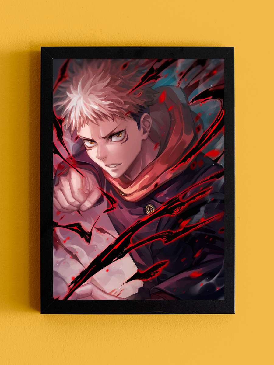 Jujutsu Kaisen Anime Tablo Siyah Çerçeveli Yüksek Kalite Anime Duvar Poster Tablo - En İyi Fiyatlarla
